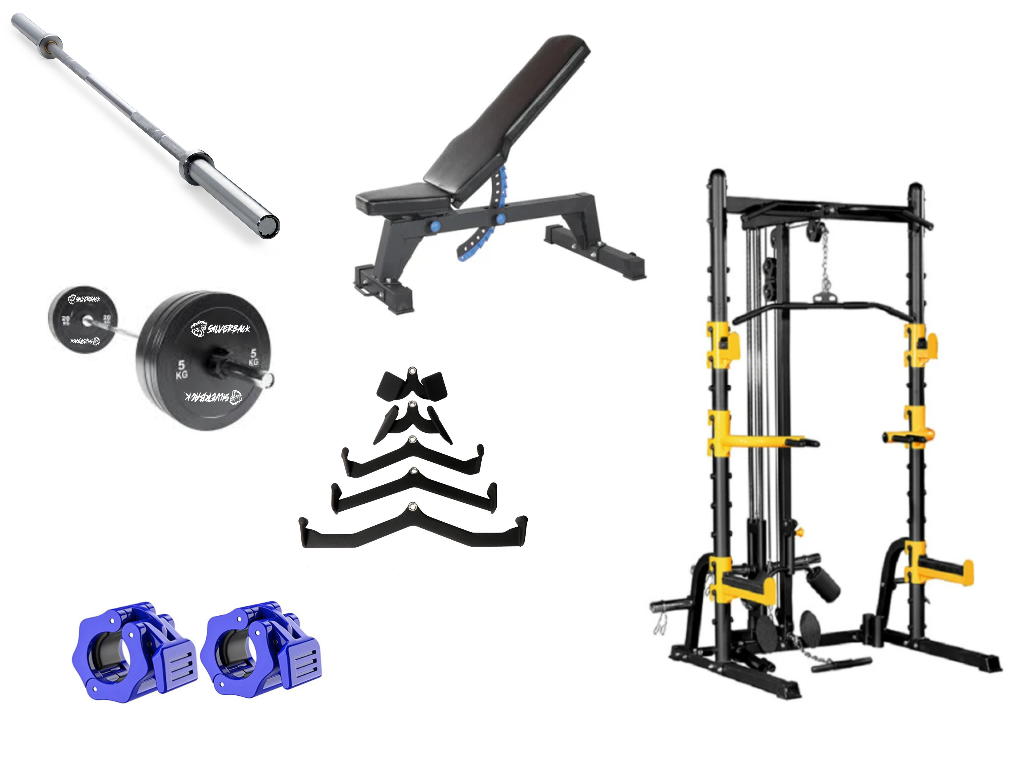 Silverback Garage Gym Bundle with Half Rack