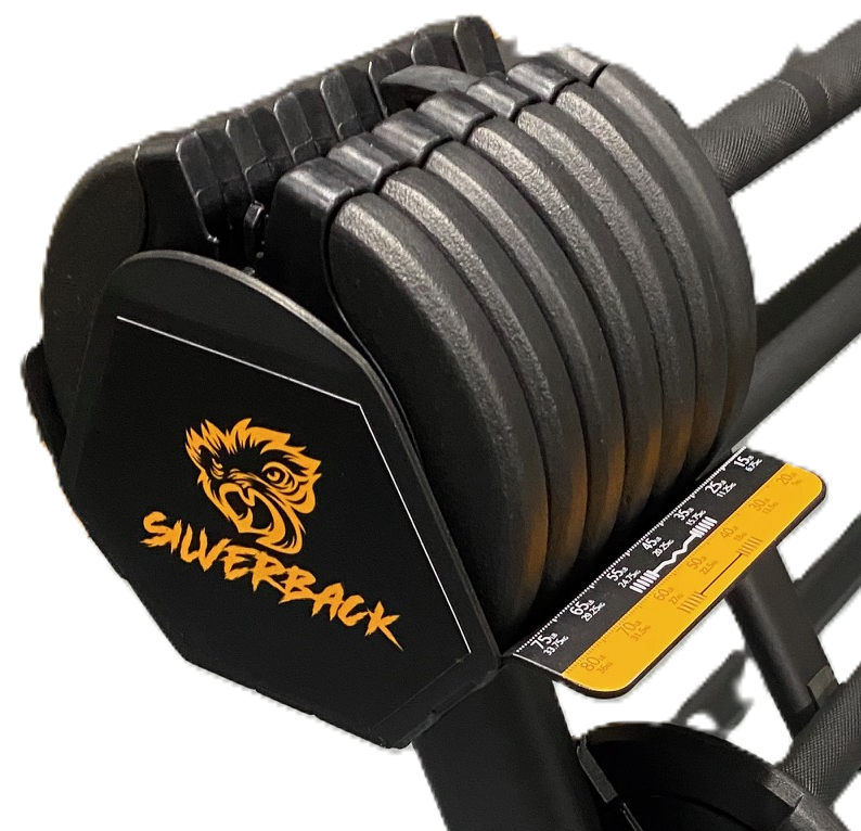 Silverback Adjustable Barbell System with Rack – silverbackgymsupplies