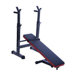 Silverback Folding Weight Bench with Dip Station