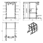 Primal Performance Series V2 Modular Power Rack