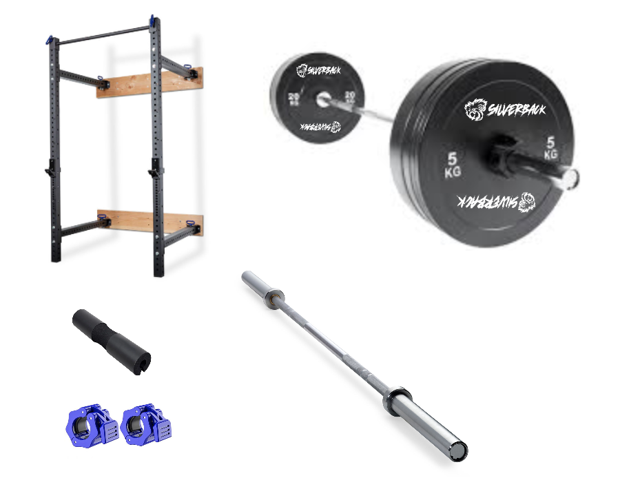 Wall mount best sale weight set