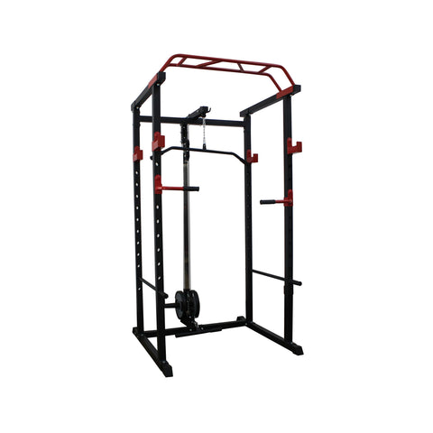 Silverback Power Rack with Lat Pulldown and Low Row